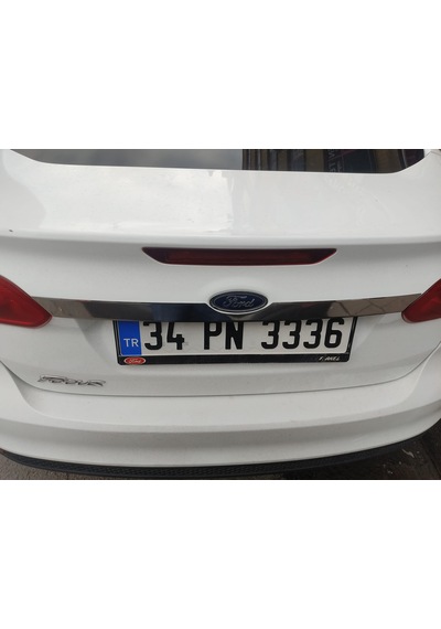 Ford Focus 3 Sedan 2012 2017 Bagaj Çıtası Paslanmaz Çelik Krom