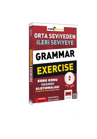 Başlangıçtan Orta Seviyeye Grammer Exercıse 1 - Orta Seviyeden İleri Seviyeye Grammer Exercıse 2 Konu Konu Gramer Alıştırmaları 2'li Set - 880209090