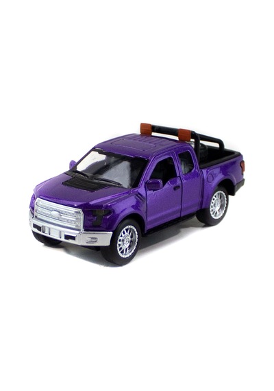 Metal Ford Ranger Pikap Çek Bırak Işıklı Mor 12 Cm