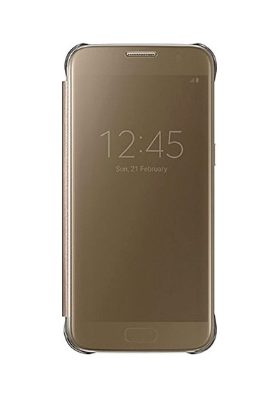 Samsung Uyumlu S7 Cep Telefonu Kılıfı, Şeffaf Altın Sku: Smgstk0f33f952b8