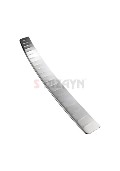 S-Dizayn  Skoda Rapid Spaceback Krom Arka Tampon Eşiği 2013 Üzeri
