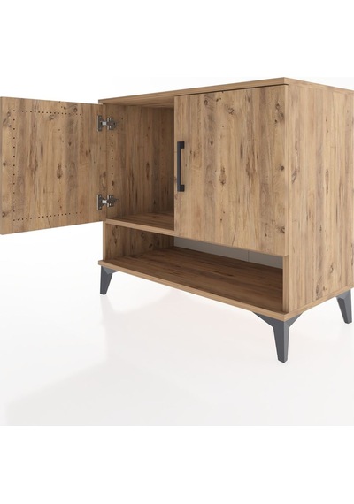 Hyperion Şifonyer Tek Raflı 2 Kapaklı 88x44x80 Çam-çam Çam