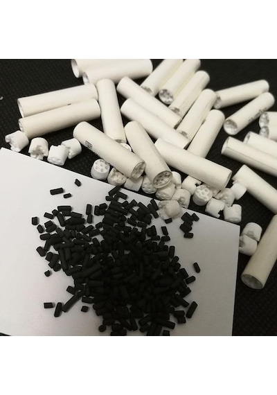 Vauen Aktif Karbonlu Pipo Filtresi Lüle Taşlı 9 MM 40  Adet