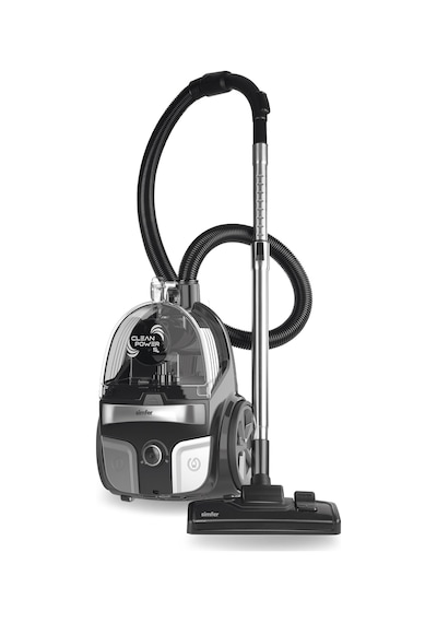 Simfer 6300 Clean Power S4 Toz Torbasız Yatay Süpürge 800W Silver-Gri