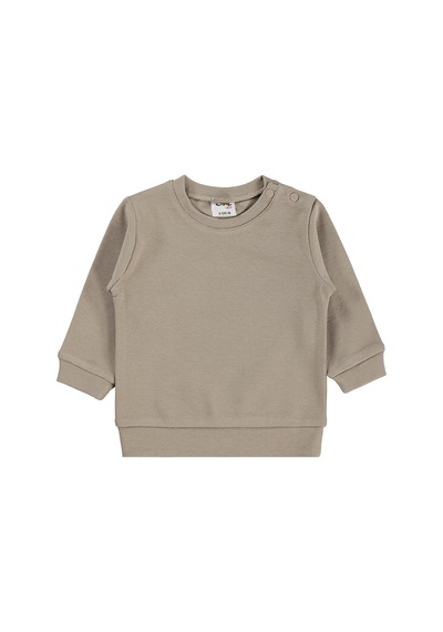 Civil Baby Düz Basic 6-18 Ay Sweatshirt - Bej Vizon