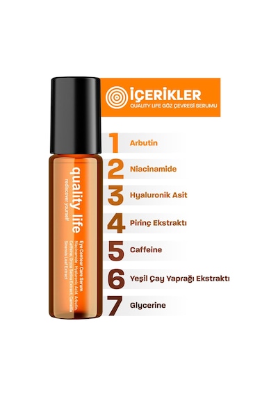 Quality Life Göz Çevresi Bakım Serumu 10 ML