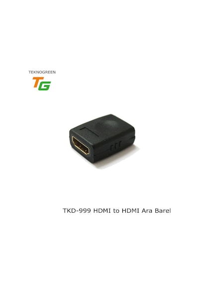 Teknogreen Tkd-999 Hdmi Dişi Dişi Ara  Barel