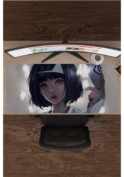 Noragami Kaymaz Dikişli Kauçuk Oyuncu Mousepad V1 - 90x40 Xxl Gaming Mouse Pad Fare Altlığı