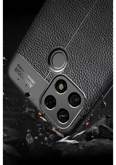 Newface Oppo A15 Kılıf Auto Focus Kapak - Kırmızı