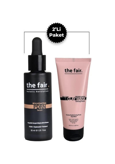 The Fair. Rejuvenating Pdrn Somon Dna Serum 30 Ml Cilt Serumu Ve Kaolin 100 Ml Kil Maskesi