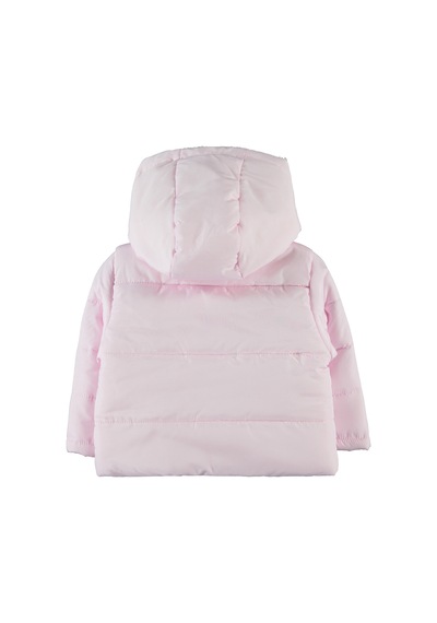 Civil Girls Civil Baby Kız Bebek Kapüşonlu Mont Şeker Pembesi Pembe