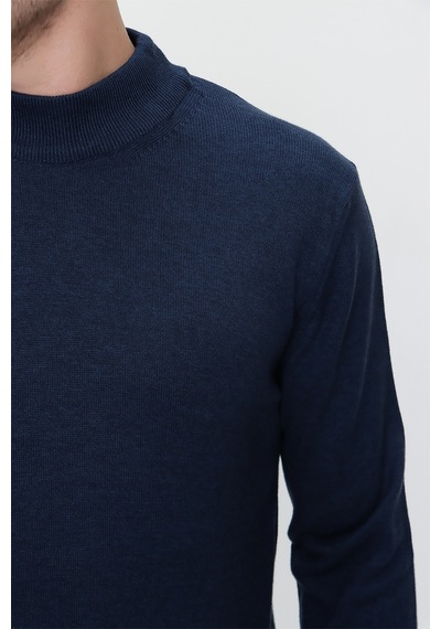 Morven Basic Dinamik Fit Rahat Kesim Yarım Balıkçı Yaka Triko Kazak 99kc017002308 İndigo Morven Basic Dinamik Fit Rahat Kesim Yarım Balıkçı Yaka Triko Kazak 99kc017002308 İndigo