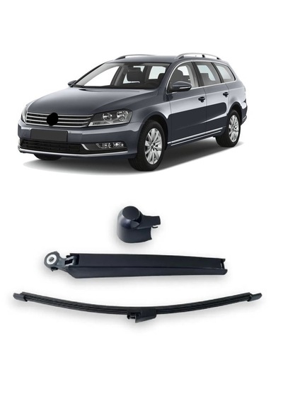 Volkswagen Passat Variant B7 2011-2014 Arka Cam Silecek Kolu Ve Süpürgesi Kapak Takım 6q6955707c