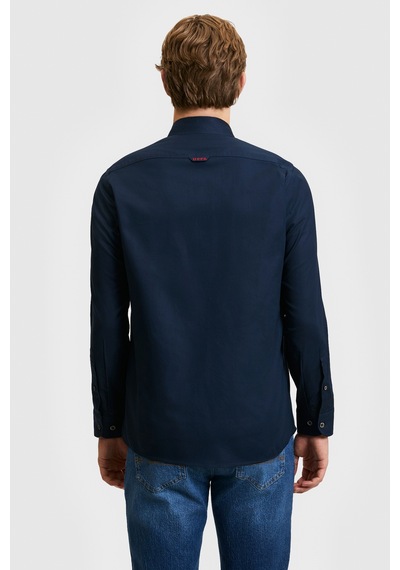 U.S. Polo Assn. U.s. Polo Assn. Erkek Lacivert Gömlek Basic 50322161-vr033