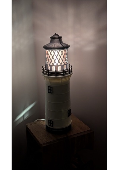 Dekoratif Deniz Feneri Led Masa Lambası - Modern Tasarım Gece Lambası