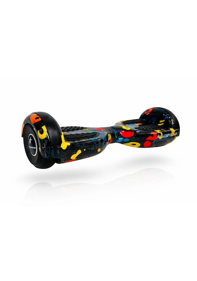 Elektrikli Kaykay Hoverboard Bluetooth Hoparlörlü 6.5 Inch Otomatik Akıllı Denge RS-S5 -Colors Numbers Grafiti