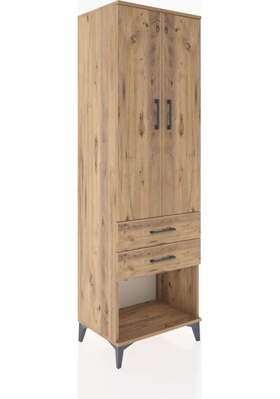 Hyperion Dolap 3 Raflı 2 Çekmeceli 2 Kapaklı 60x44x195 Çam-çam Çam Hyperion Dolap 3 Raflı 2 Çekmeceli 2 Kapaklı 60x44x195 Çam-çam Çam