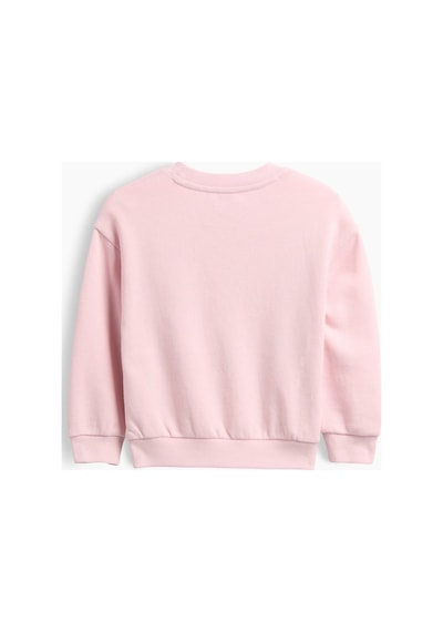 Gap V-frch Fam Logo Crew Fa26 Çocuk Pembe Sweatshırt 907212001