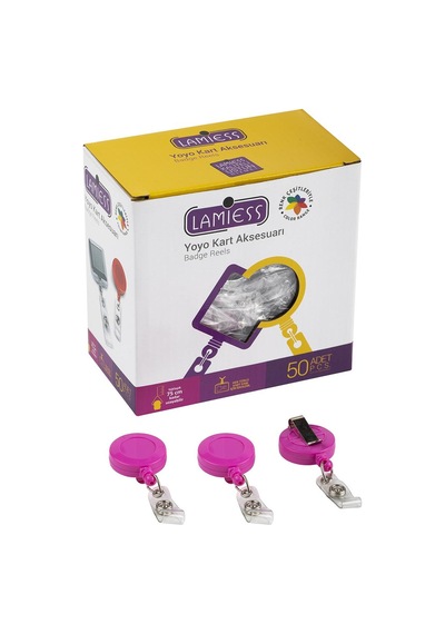 Lamiess Lms 351 Yuvarlak Yoyo Pembe 50'Li