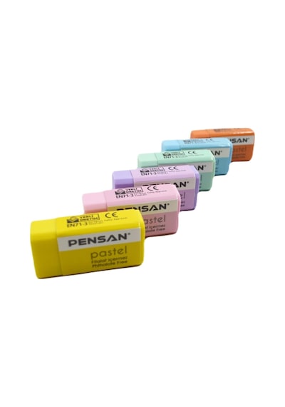 Orta Boy Silgi Pastel Renkler No:24 Ps24p 1 Adet