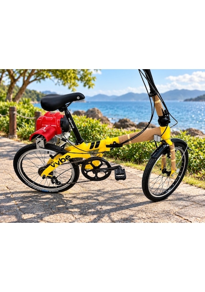 Directrunner Honda Fold 50 Katlanır Motorlu Bisiklet Lacivert