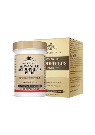 Solgar Advanced Acidophilus Plus 60  Kapsül