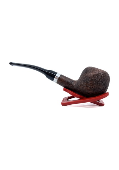 Dapper Bent Apple Briar Gül Kökü 9 Mm Filtreli El Yapımı Pipo - 3572