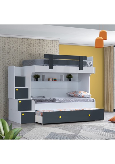 Ranza, Metris Yavrulu Ranza 3 Kapaklı Dolap 2 Adet Comfort Yatak 90 X 190 CM