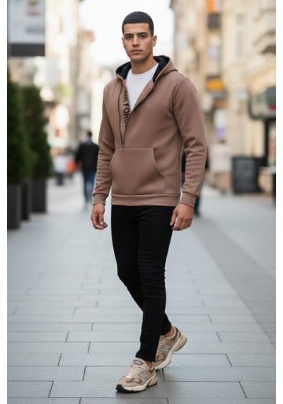 Buratti Erkek Sweat 575707 Sütlü Kahve Sütlü Kahve