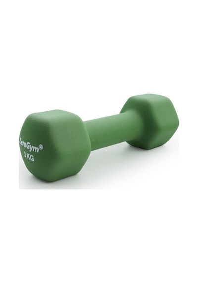 Zerogym Neopren Kaplı İçi Demir Dambıl 3 Kg Yeşil 1 Adet