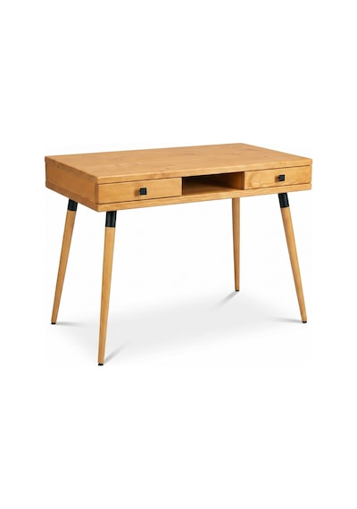 Mobenta Modest Desk: Masif Çalışma & Laptop Masası 2 Çekmece 1 Bölme - 120x60 Tk Ahşap