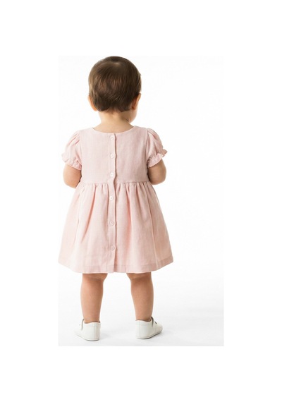 Xo Kids Kız Çocuk Elbise + Bolero 9-24 Ay 52130 Pudra