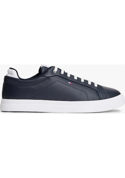 Tommy Hilfiger Icon Court Hafif Essential Erkek Mavi Sneaker Fm0fm05678dw5 Mavi