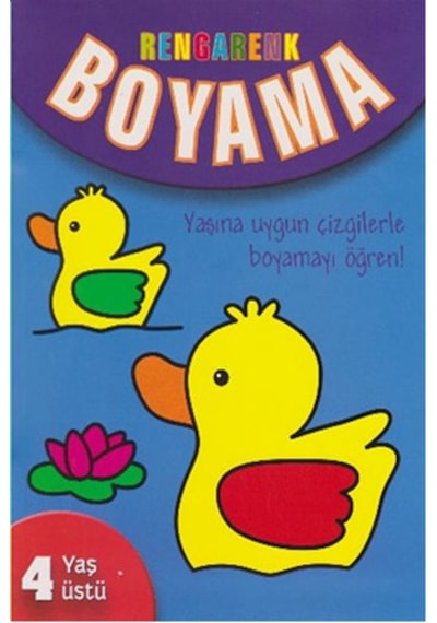 Rengarenk Boyama - 4 Yaş Üstü- Parıltı Yayınları