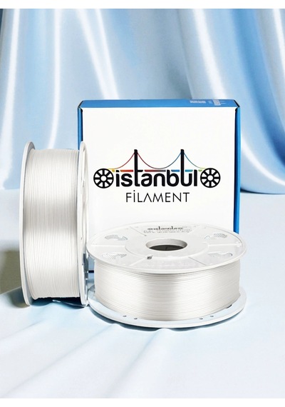 İstanbul Pla Filament Silk İnci Beyaz 1.75mm 1 Kg