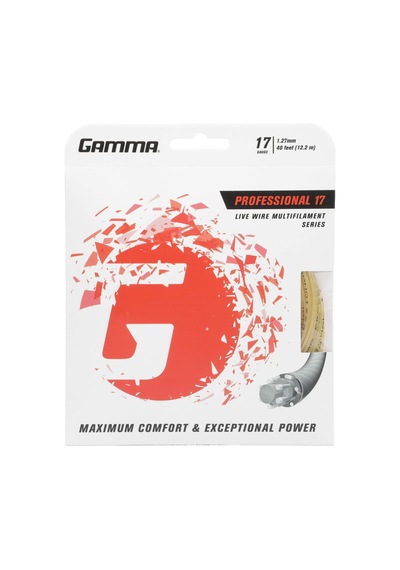 Gamma Tenis Teli Professional 17 Set, Doğal, S