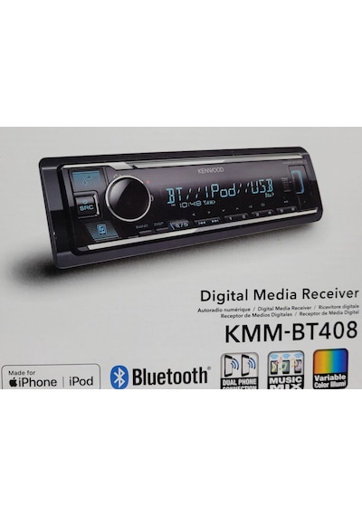 KENWOOD KMM-BT408 BLUETOOTH USB OTO TEYP
