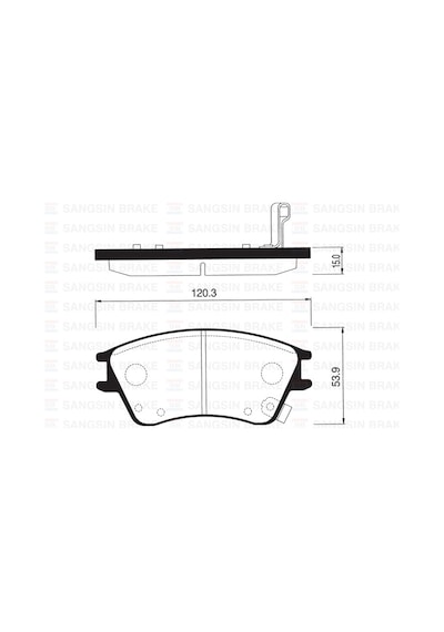 Sangsın Sp1147 Ön Balata Disk Hyundaı Elantra Xd 1.5 00-06 581012da10