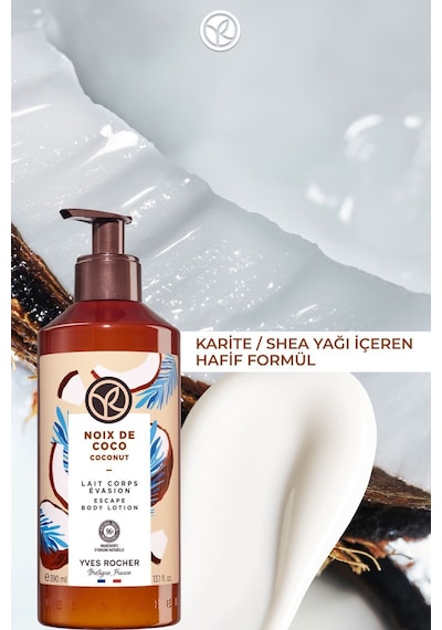 Vegan Tropikal Hindistan Cevizi Kokulu Nemlendirici Ve Besleyici Vücut Losyonu 390 Ml