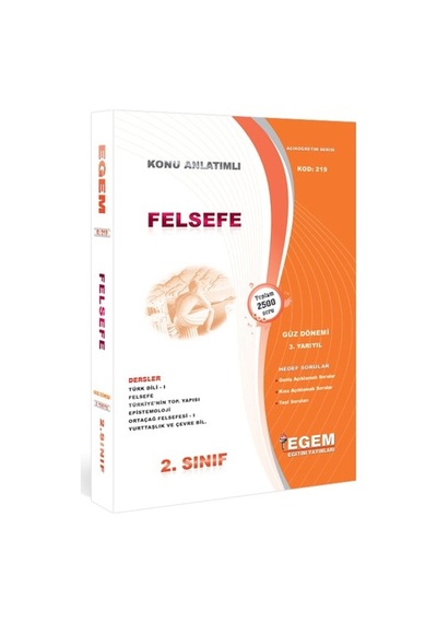 Egem Aöf Felsefe Ve 3,4,5,6 ,dönem 2-3. Sınıf Konu/soru