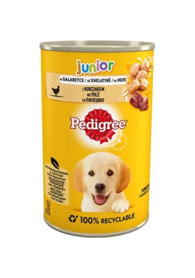 Junior Tavuklu Soslu Yavru Köpek Konservesi 400 Gr