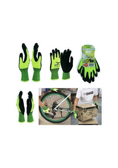Wonder Grip Evrensel İş Eldivenleri 13-gauge Naylon İç Taban Ve Nitril Köpük Kaplama Aşınmaya Dayanıklı Bahçıvan Eldivenleri