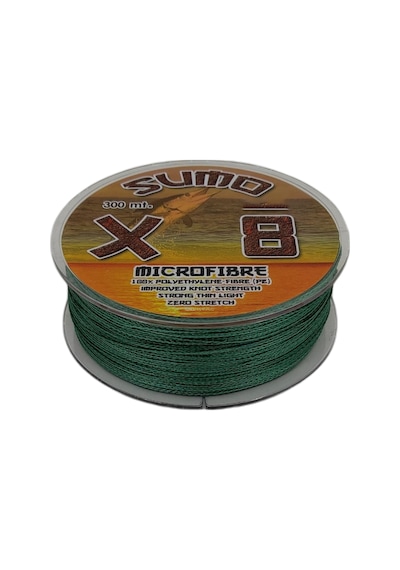 Effe Sumo X8 İp Misina 300m Polietilen Microfiber İp Misina Yeşil 0,06 Mm