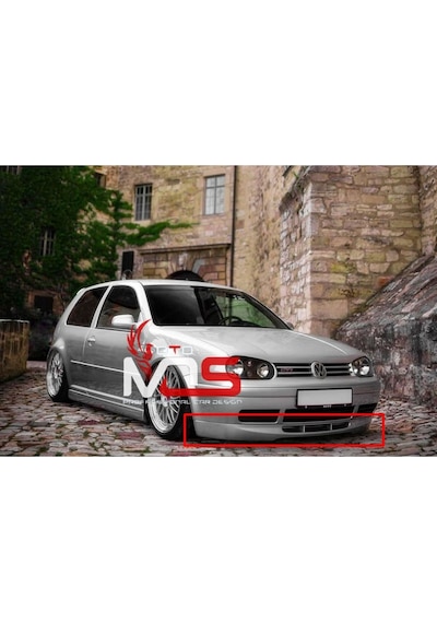 Vw Golf Mk4 25. Yıl Ön Tampon Eki Karlık Fiberglass Boyasız