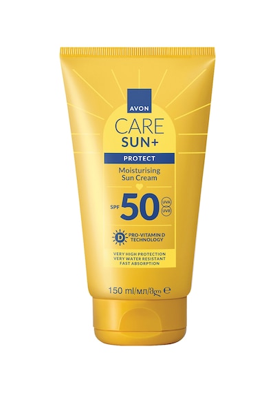 Avon Care Sun+ Protect Nemlendirici Güneş Kremi SPF50 150 ML