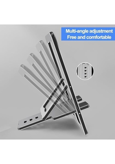 Cep Telefonu Standı, Katlanabilir Alüminyum Ayarlanabilir Seyahat Telefon Tutucu, Hafif Ve Stabil Alaşımlı Metal Tablet Standı, Tüm Telefonlarla Uyumlu