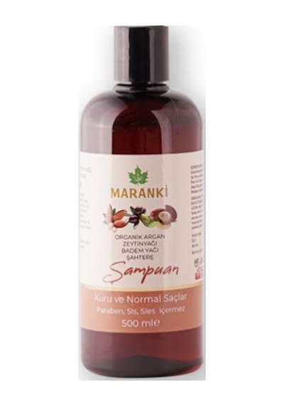Maranki Kuru Ve Normal Saçlar İçin Argan Yağlı Şampuan 500 ML