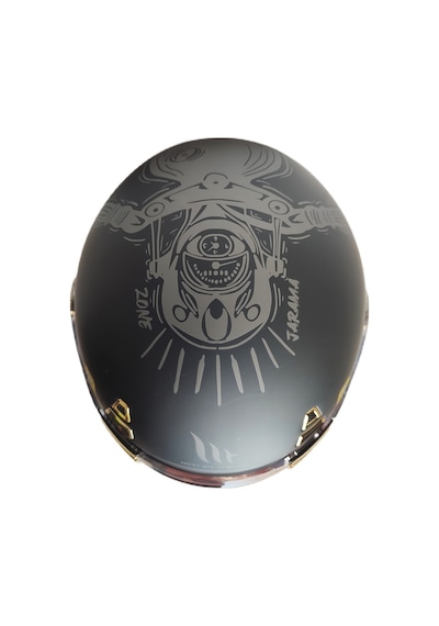 MT Jarama Zone C1 Şeffaf Vizörlü Kask Mat Siyah