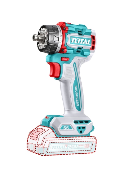 Total Lı-ıon Akülü Çok Başlıklı Vidalama Tdlı206686e
