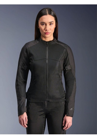 Alpinestars Stella C-1 Air Korumalı Kadın Motosiklet Montu Siyah